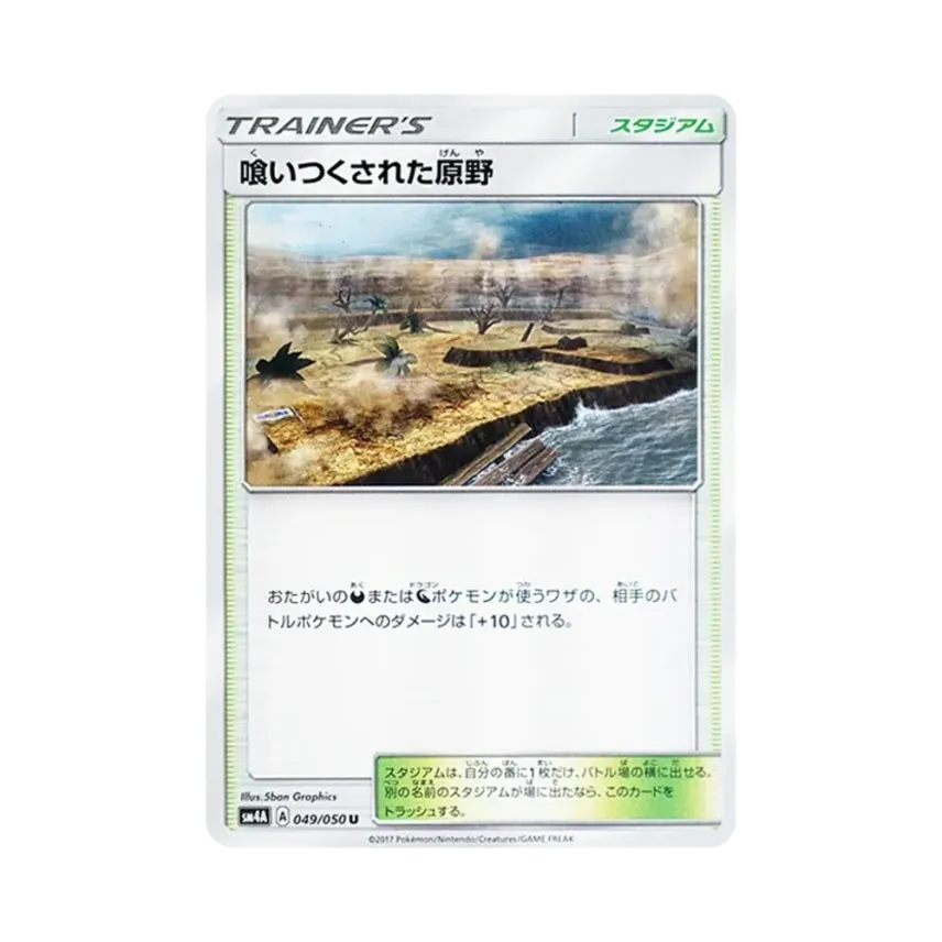 被破壞殆盡的原野