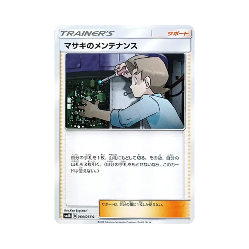 マサキのメンテナンス