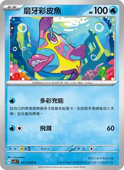磨牙彩皮魚